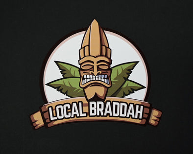 Local Braddah Full Color Logo Decal